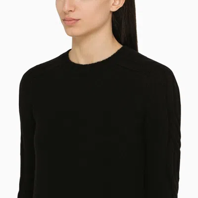 Shop Max Mara Black Cashmere Crew-neck Sweater Women