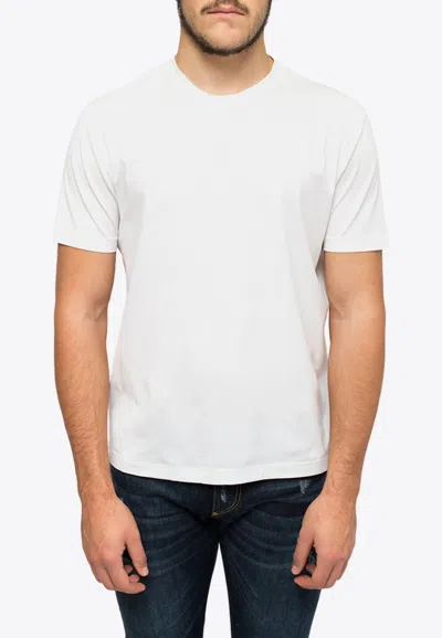 Shop Prada Basic Crewneck T-shirt In White