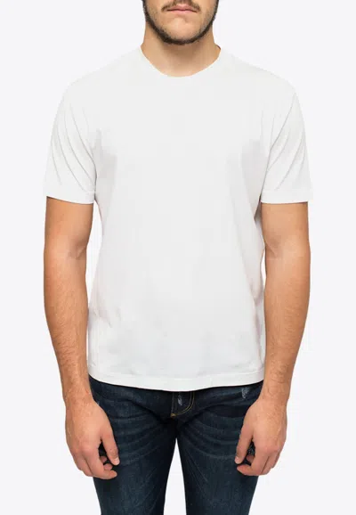 Prada Men's Cotton T-shirt With Logo In White