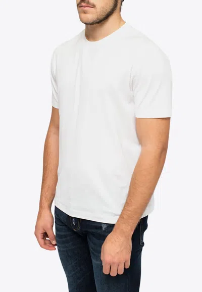 Prada Men's Cotton T-shirt With Logo In White