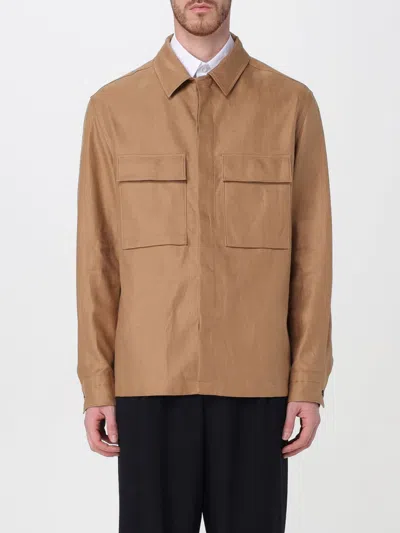 Zegna Sovracamicia In Brown