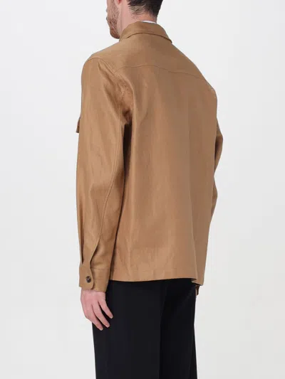 Zegna Sovracamicia In Brown