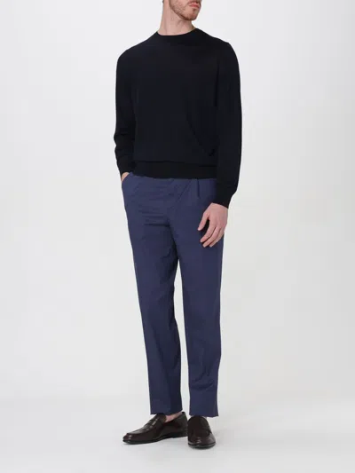 Shop Zegna Pants Men Blue Men