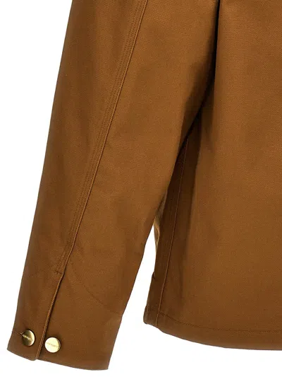 Shop Carhartt Wip 'michigan' Jacket In Brown