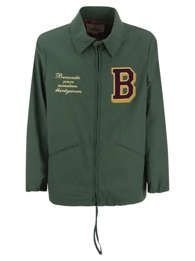Shop Baracuta Coach Jacket With Logo On Chest