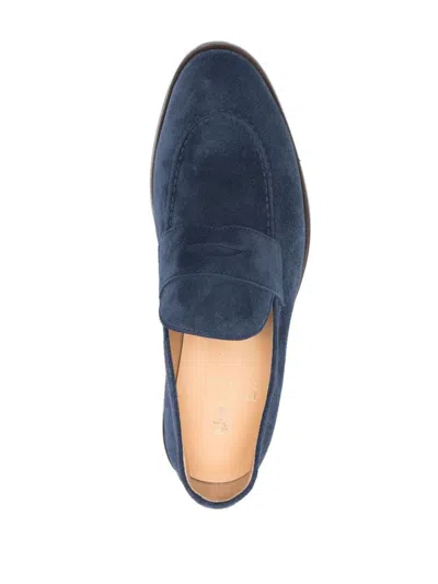 Shop Brunello Cucinelli Loafers Shoes In Blue