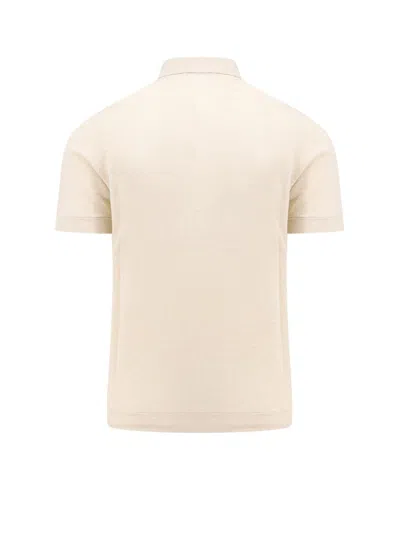 Shop Brunello Cucinelli Polo Shirt In Beige