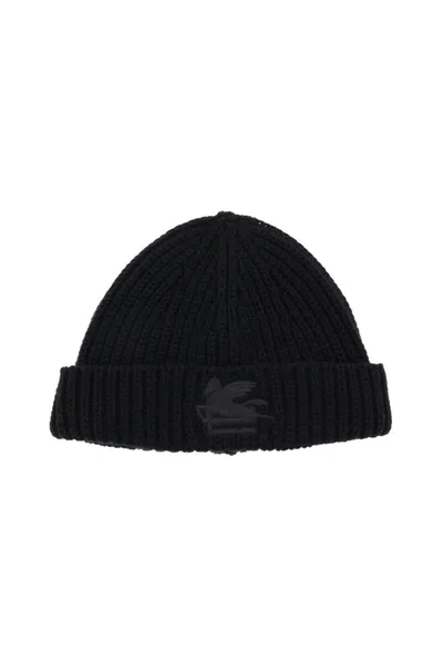 Shop Etro Caps & Hats In Black
