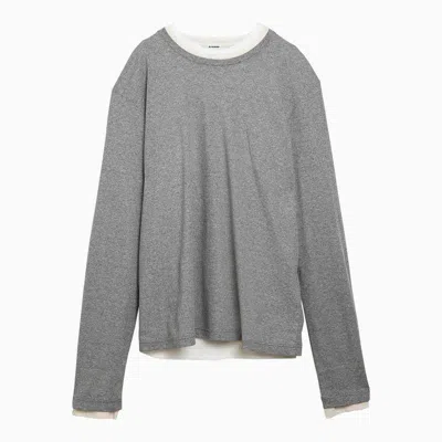 Shop Jil Sander T-shirts & Tops In Gray