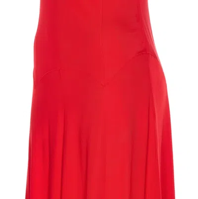 Shop Lanvin Dresses In Red