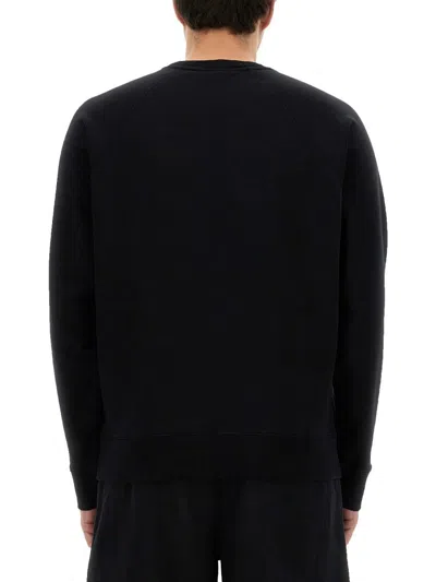 Shop Maison Kitsuné "fox Head" Sweatshirt In Black