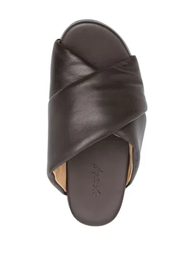 Shop Marsèll Spanciata Sandals Shoes In Brown