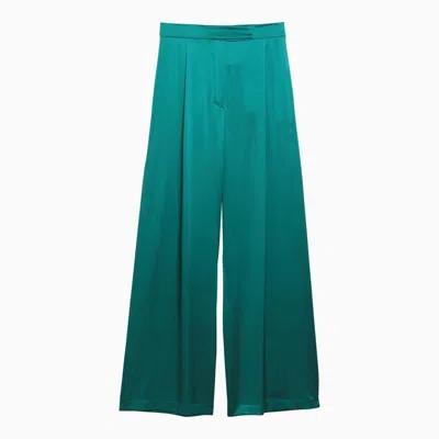 Shop Max Mara Pianoforte Pants In Green