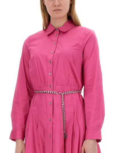 Shop Michael Kors Chemisier Dress In Pink