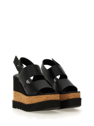 Shop Stella Mccartney Elyse Platform Sandal In Black