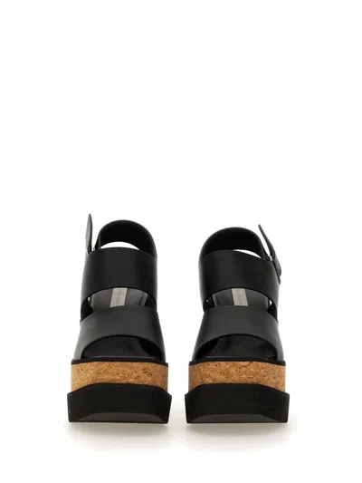 Shop Stella Mccartney Elyse Platform Sandal In Black