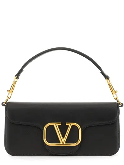 Shop Valentino Garavani 'loco' Shoulder Bag In Black