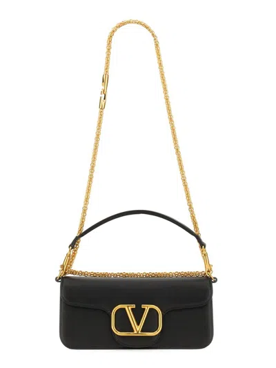 Shop Valentino Garavani 'loco' Shoulder Bag In Black