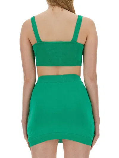 Vivienne Westwood Green Bea Bra In Green