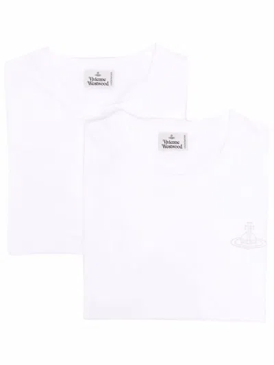 Shop Vivienne Westwood Two Pack T-shirt Clothing In White