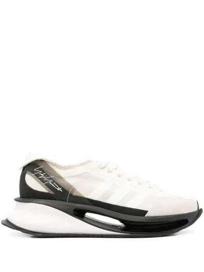 Shop Y-3 Adidas  Gendo Run Sneakers Shoes In White