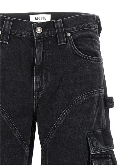 Shop Agolde 'nera' Jeans In Black