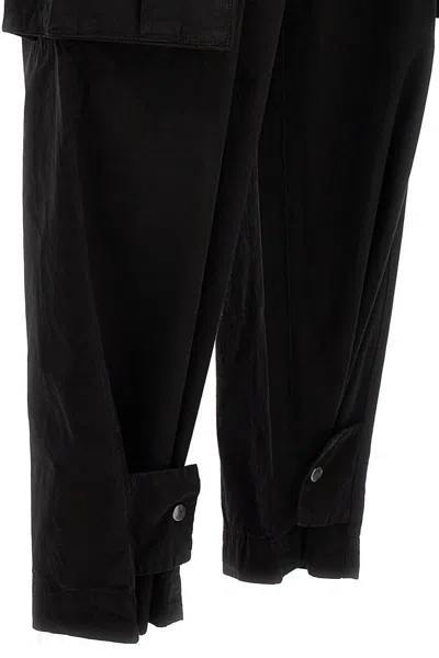 Shop Darkpark Pantalone 'eric Jogger Cargo' In Black