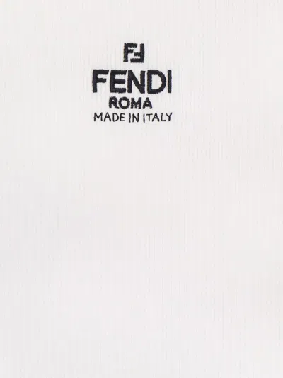 Shop Fendi Top In White
