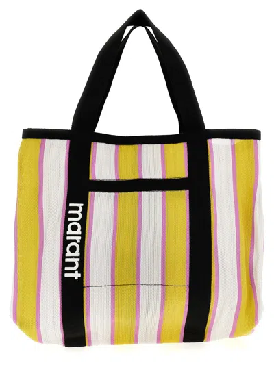 Shop Isabel Marant 'warden' Shopping Bag In Multicolor