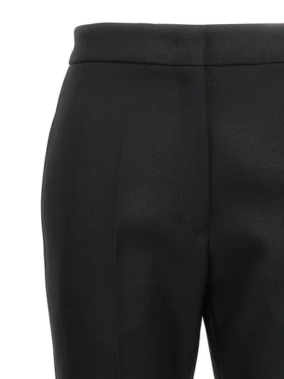 Jil Sander Cotton Pant With Back Pockets And Waistband In Black