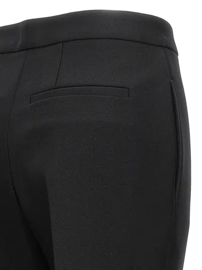 Jil Sander Cotton Pant With Back Pockets And Waistband In Black