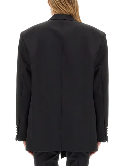 Shop Attico The  Single-breasted Jacket In Black