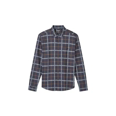 Shop Rhone Hardy Flannel Shirt In Navy/winward/topaz In Multi