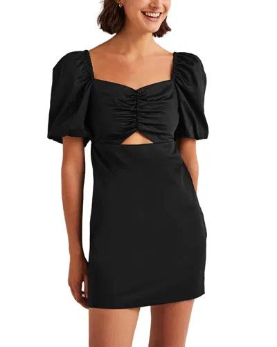 Shop Boden Cut Out Detail Mini Dress In Black