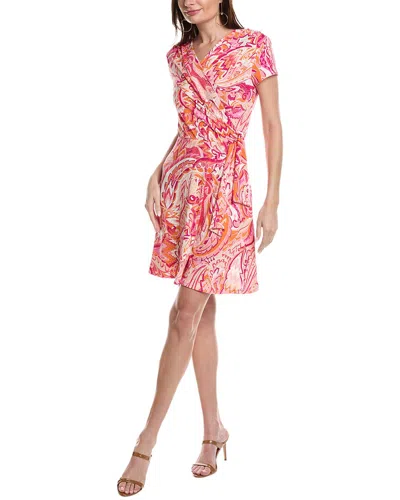 Shop Tash + Sophie Wrap Dress In Pink