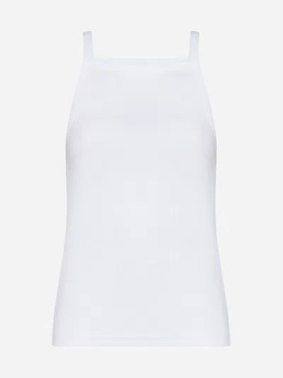 Shop Isabel Marant Tirza Cotton Top In White
