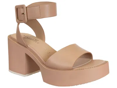 Shop Naked Feet Iconoclast Heel In Rosette In Pink