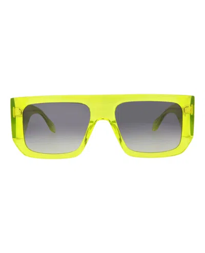 Shop Just Cavalli Navigator-frame Acetate Sunglasses In Yellow