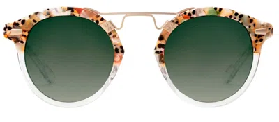 Shop Krewe Stl Ii Round Sunglasses In Multi