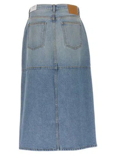 Shop B Sides 'hill' Skirt In Blue