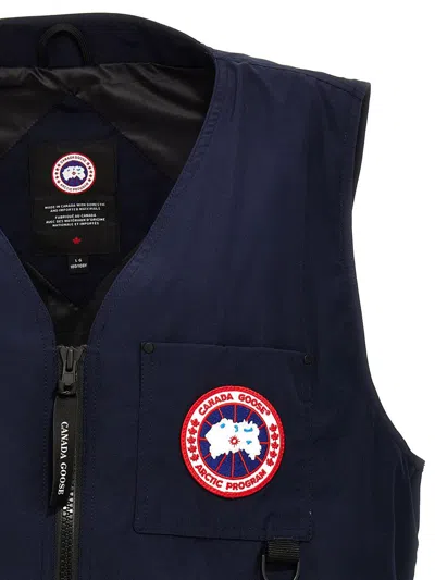 Shop Canada Goose 'canmore' Vest In Blue