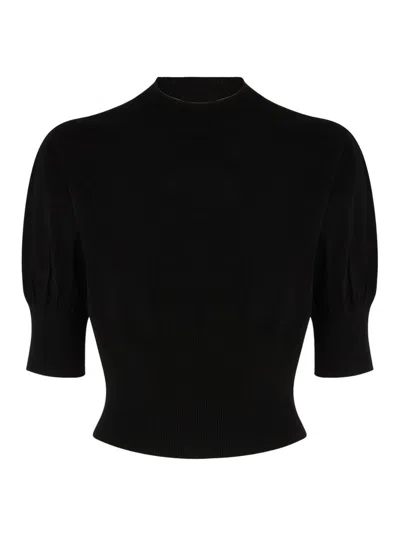 Shop Dries Van Noten "taleen" Sweater In Black Fabric
