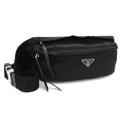 Shop Prada Saffiano Synthetic Clutch Bag () In Black