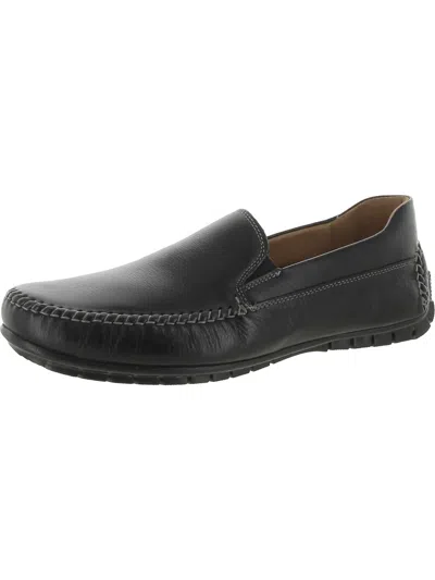 Shop Johnston & Murphy Cort Mens Leather Driving Loafers In Multi