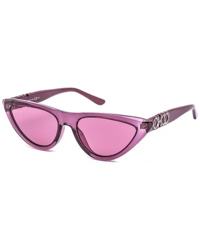 Shop Jimmy Choo Women's Sparks/g/s 55mm Sunglasses In Purple