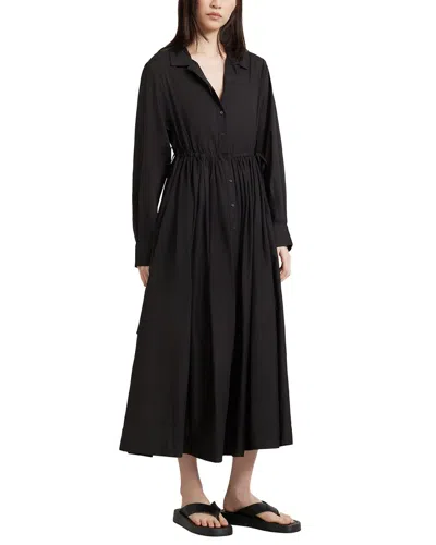 Shop Modern Citizen Shira Cinched Waist Dress In Black