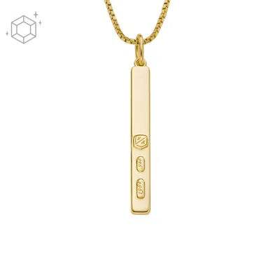 Shop Fossil Women's Sterling All Stacked Up Gold-tone Sterling Silver Pendant Necklace