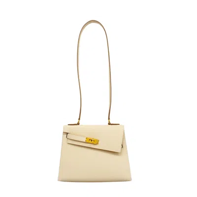 Shop Hermes Kelly Leather Shopper Bag () In Gold