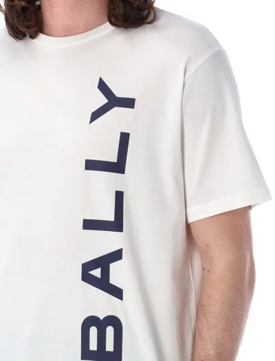 Shop Bally Logo T-shirt In White