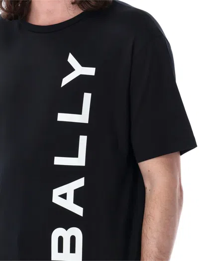 Shop Bally Logo T-shirt In Black